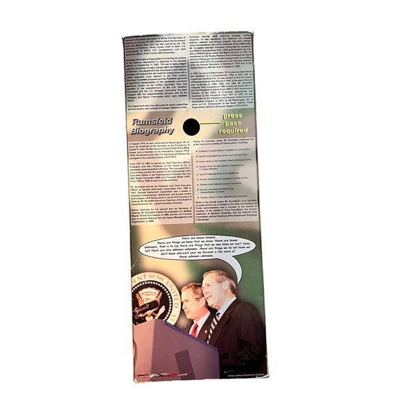 Vintage "Rummy" Donald Rumsfeld Doll NIB - Picture 5 of 7